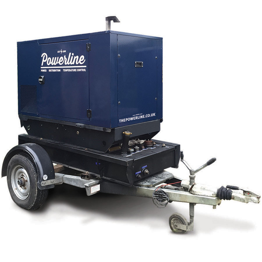 20 kVA Road Tow (Black Base) Generator GS20RT Powerline