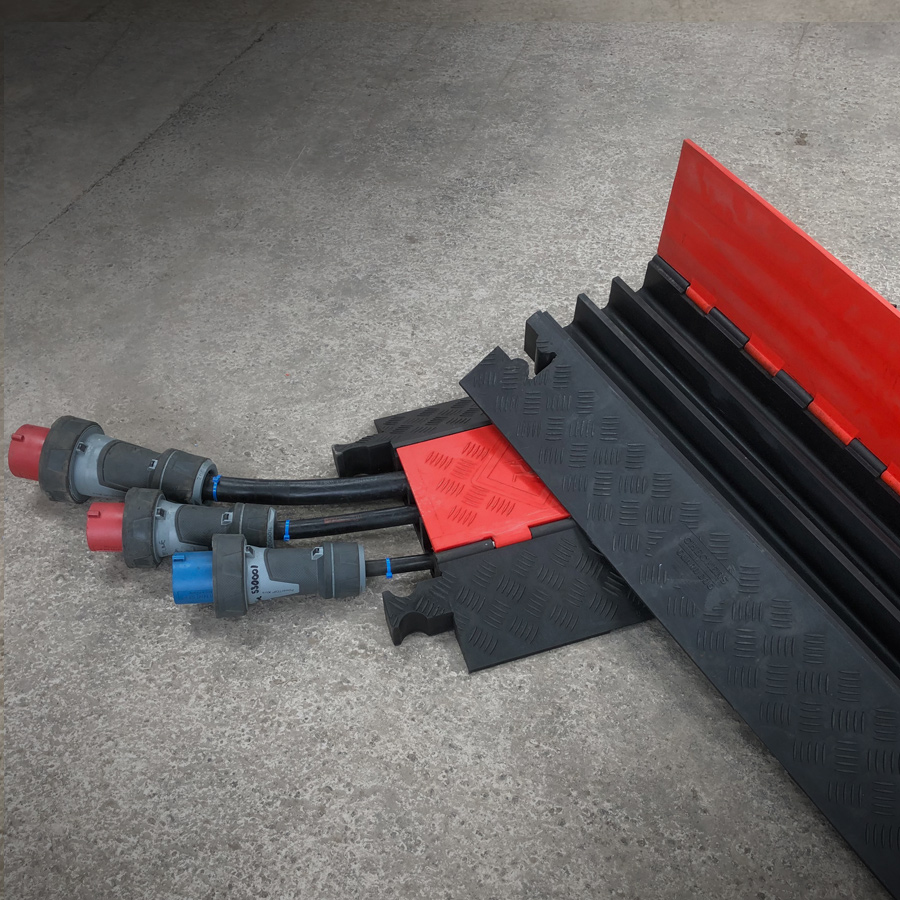 Heavy Duty 3 Channel Cable Ramp (Guard Dog) CRGD3 - Powerline